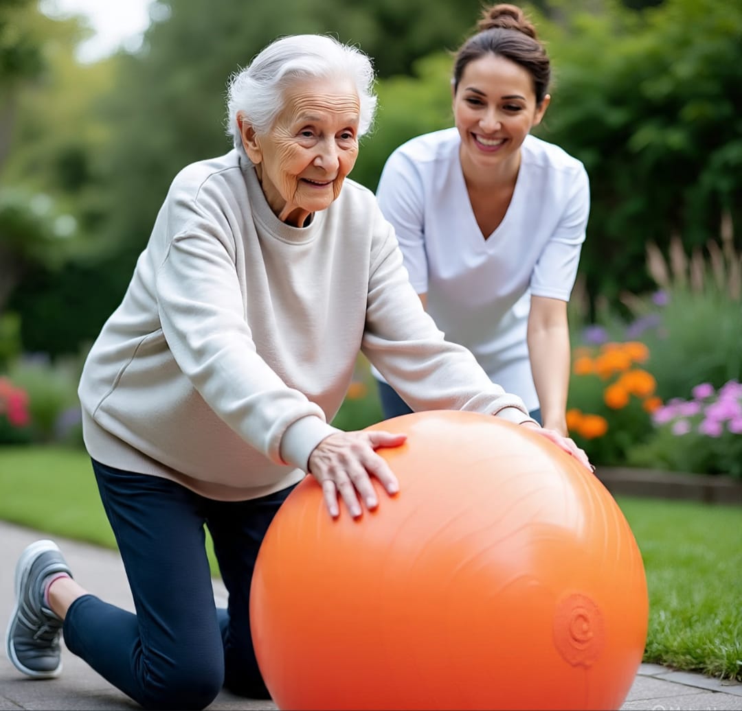 Senhora-de-idade-fazendo-fisioterapia